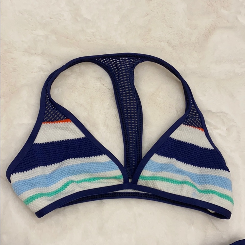 Splendid Striped Swimsuit - Picture 3 of 9